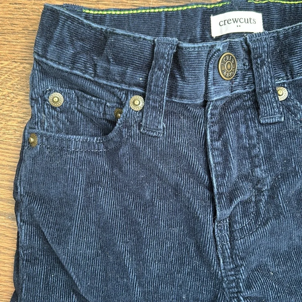 Crewcuts Navy Blue Corduroy Pants, Size 4